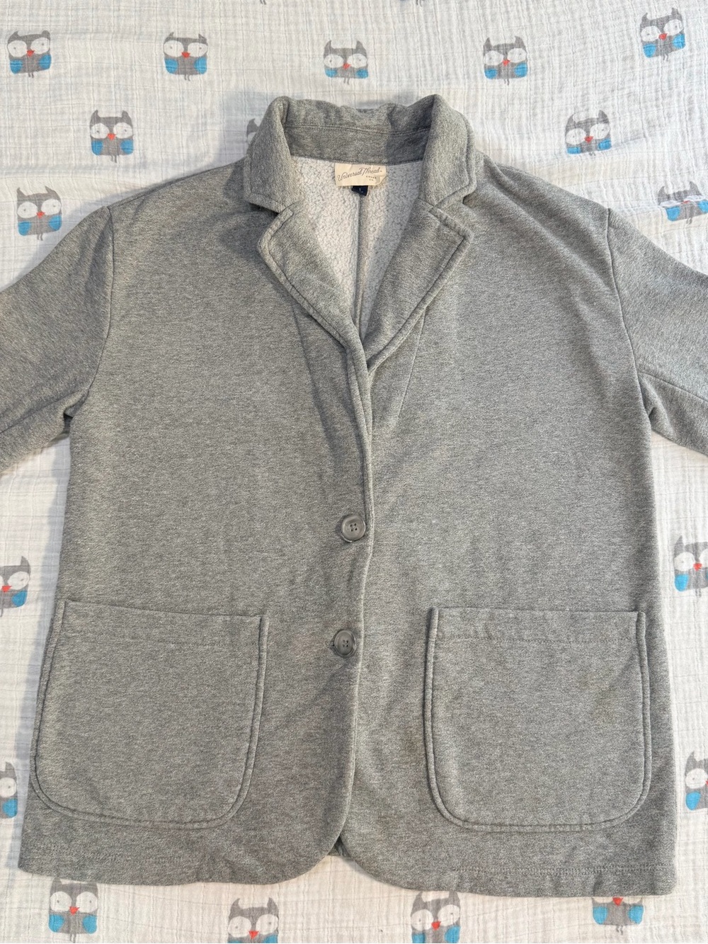 Universal Thread Gray Knit Blazer Jacket – Size S